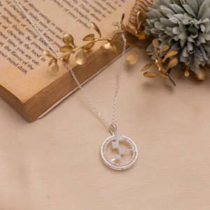 Celestial Orbit Silver Pendant