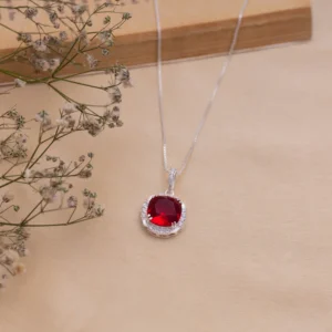 Crimson  round Pendant