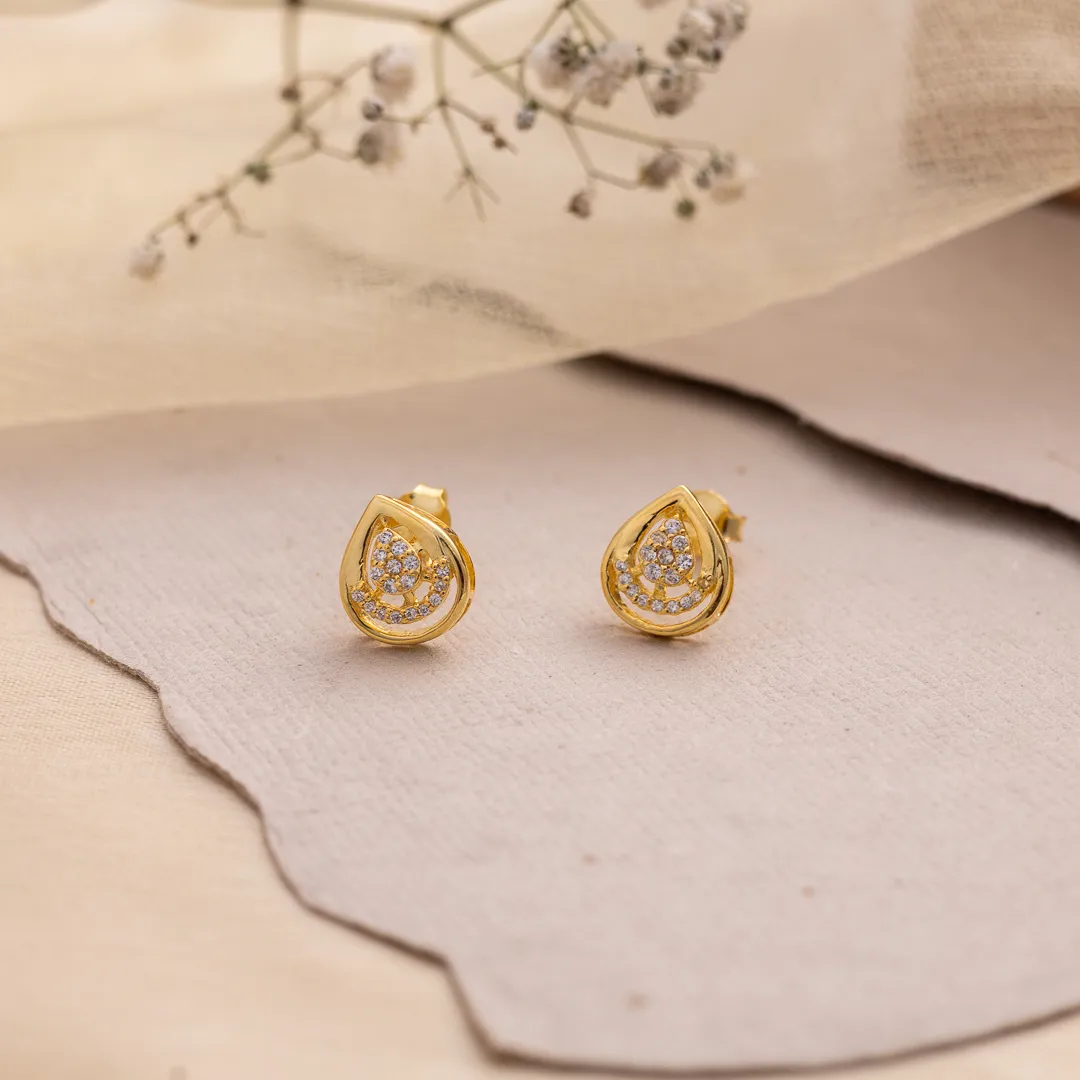 Eternal Teardrop Spark Studs