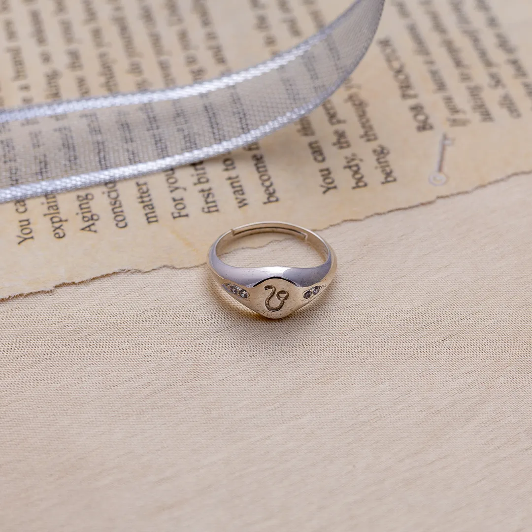 Regal Leo Zodiac Ring