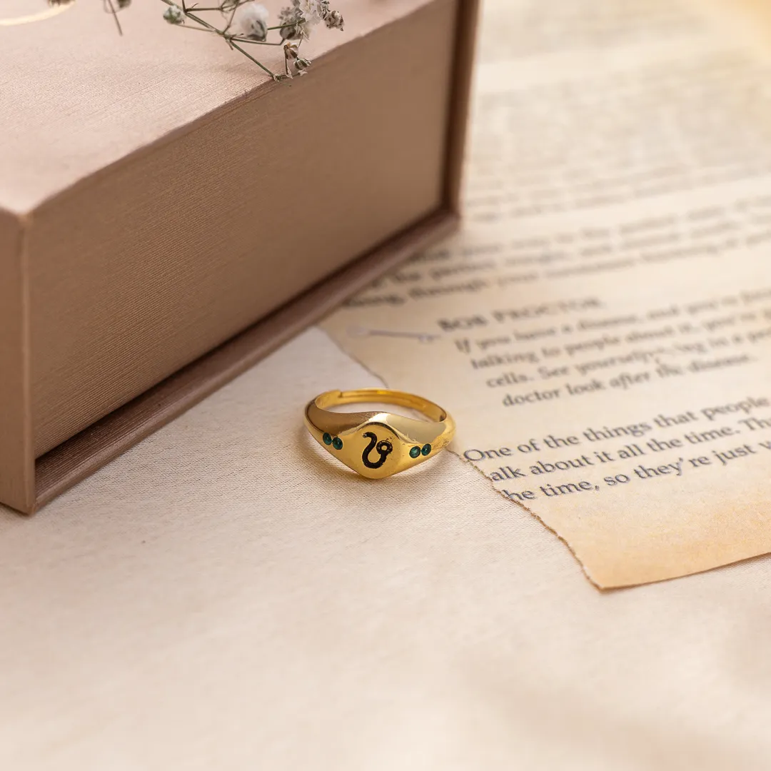 Regal Leo Zodiac Ring