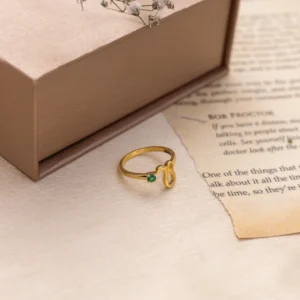 Leo Spirit Solitaire Ring