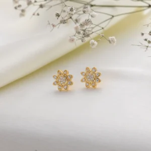 Sunlit Petal Bloom Studs