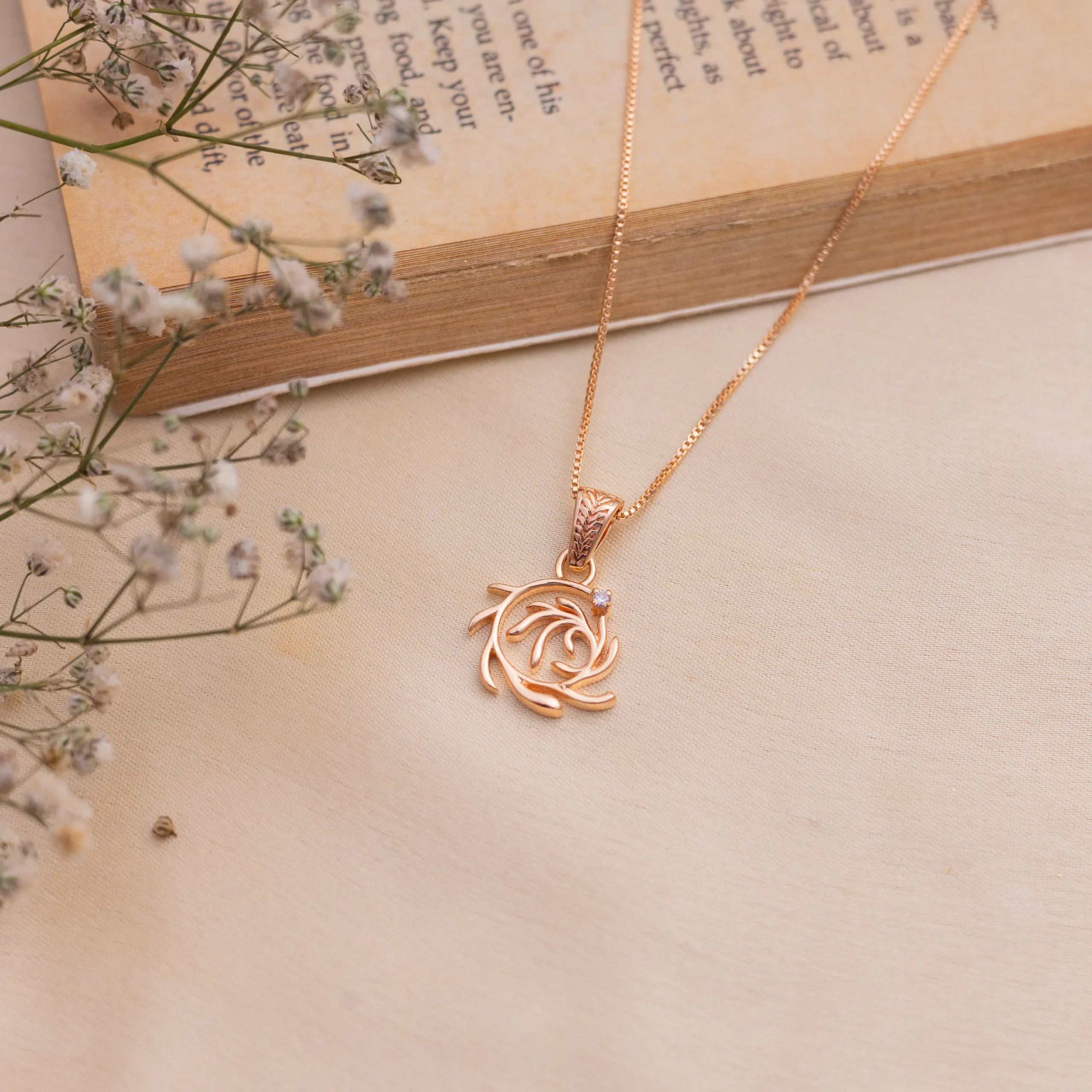 Whispering Branches Silver Pendan