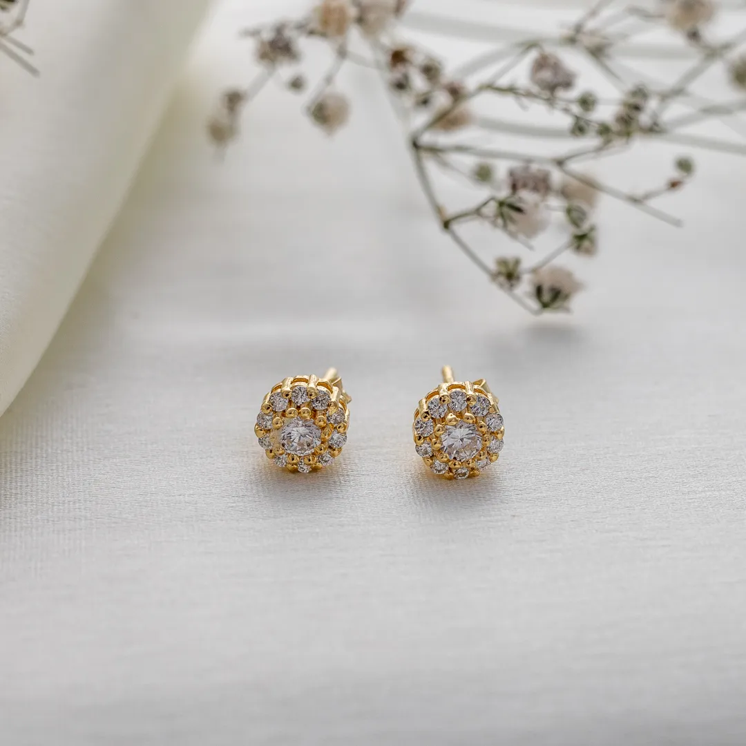 Crystal Stud Earrings