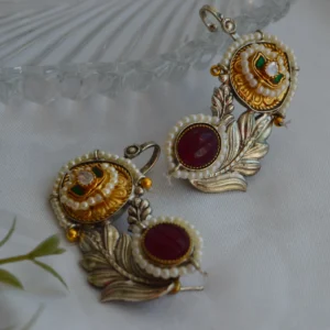 Heritage Regal Leaf Earrings