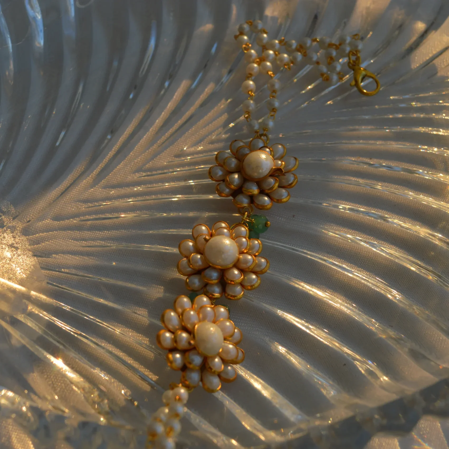 Pearl Blossom Regal Bracelet