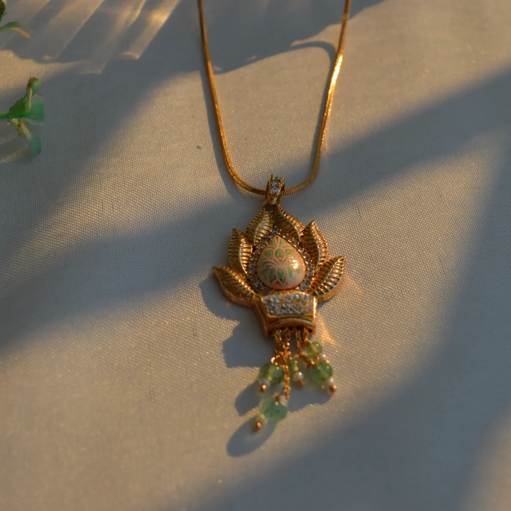 Lotus Mist Radiance Pendant
