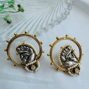 Divine Ganesha Aura Earrings