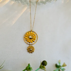 Golden Sunburst Medallion