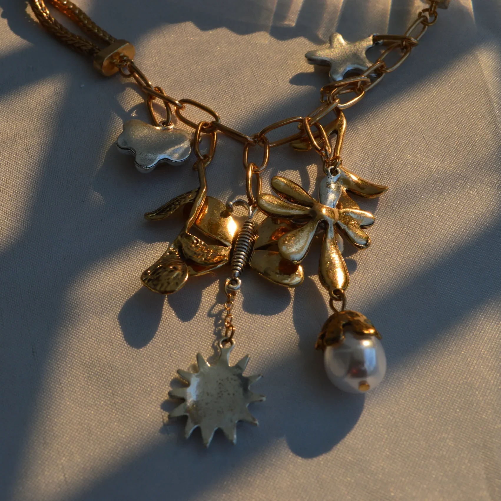 Celestial Garden Charm Necklace