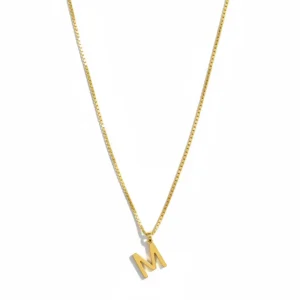 Golden Initial pendant Necklace