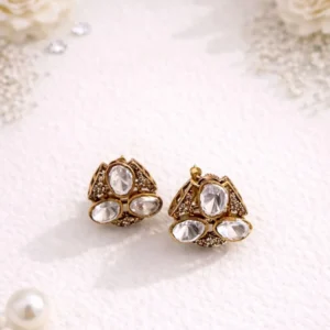 Noor Trikon Polki Studs
