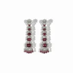 Crimson Royale Dangling Earrings
