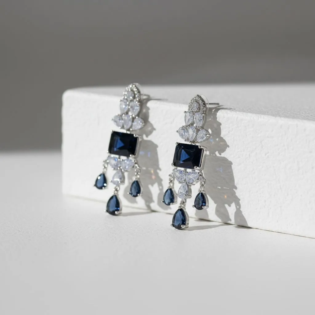 Midnight Charm Statement Earrings