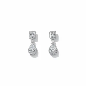 Luminous Teardrop Crystal Earrings